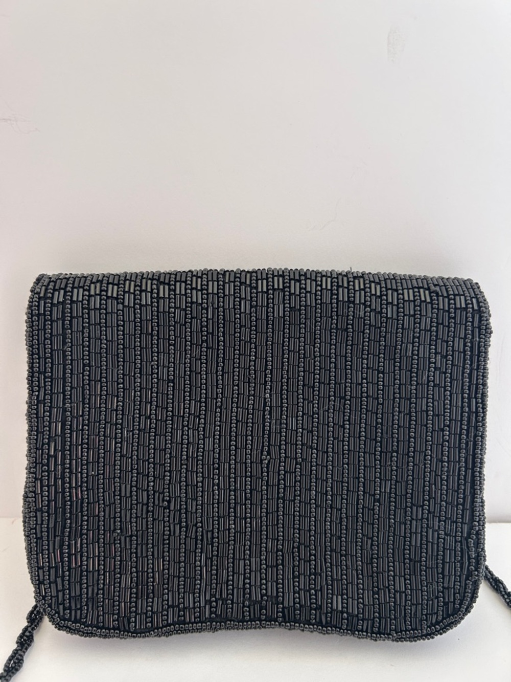 La Regale Black Beaded Crossbody Bag - Picture 6 of 9